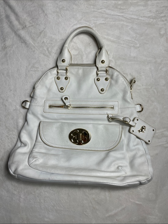 Emma Fox Handbags - Emma Fox White purse with gold hardware